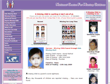 Tablet Screenshot of missingindiankids.com